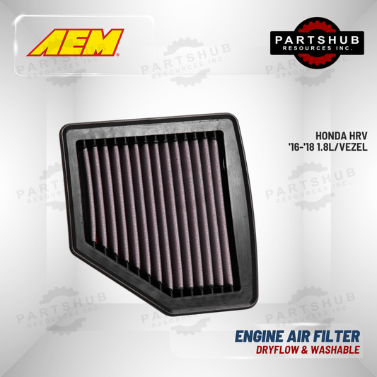 AEM DRYFLOW AIR FILTER (HONDA HRV 16-18 1.8L/VEZEL)