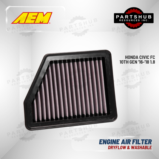 AEM DRYFLOW AIR FILTER (HONDA CIVIC FC 10TH GEN 16-18 1.8)