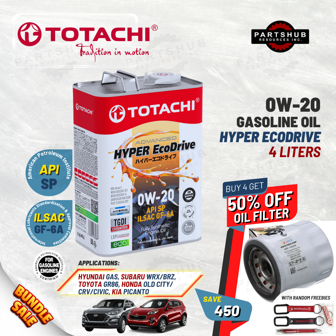 TOTACHI+PACKAGES (HYUNDAI,KIA) HYPER ECODRIVE API-SP ILSAC GF-6A GASOLINE OIL
