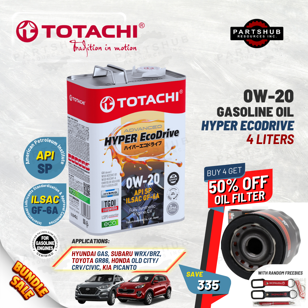 TOTACHI+PACKAGES (HYUNDAI,KIA) HYPER ECODRIVE API-SP ILSAC GF-6A GASOLINE OIL
