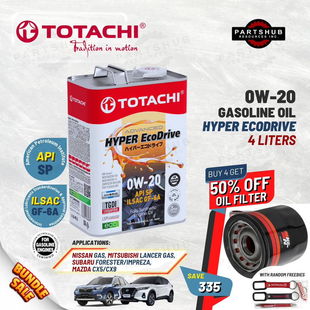 TOTACHI+PACKAGES (NISSAN,SUBARU) HYPER ECODRIVE API-SP ILSAC GF-6A GASOLINE OIL
