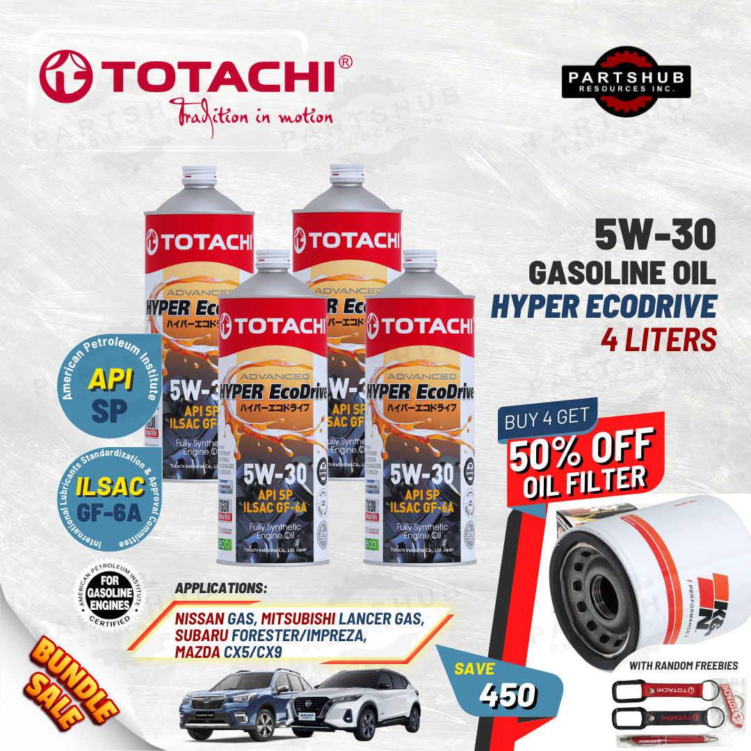 TOTACHI+PACKAGES (NISSAN,SUBARU) HYPER ECODRIVE API-SP ILSAC GF-6A GASOLINE OIL