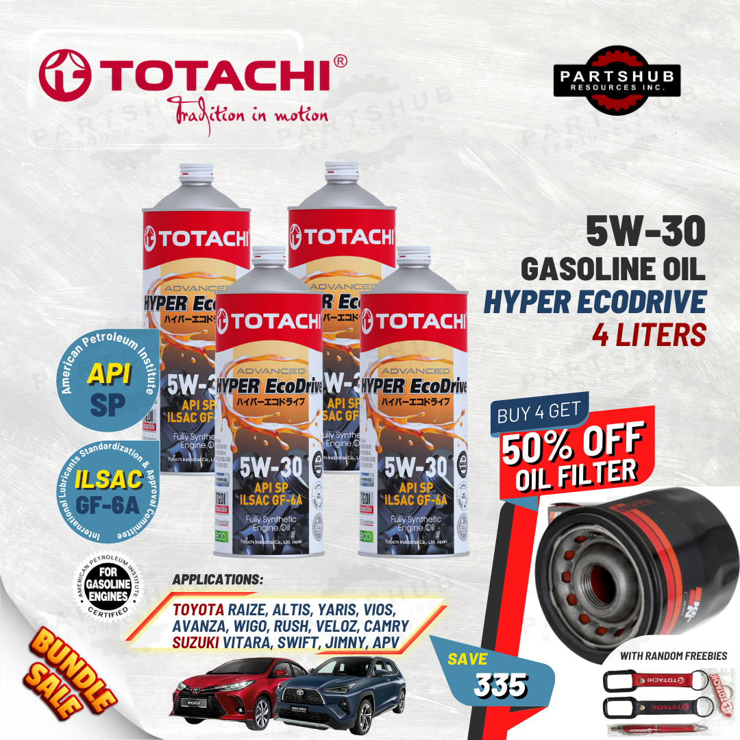 TOTACHI+PACKAGES (TOYOTA,SUZUKI) HYPER ECODRIVE API-SP ILSAC GF-6A GASOLINE OIL