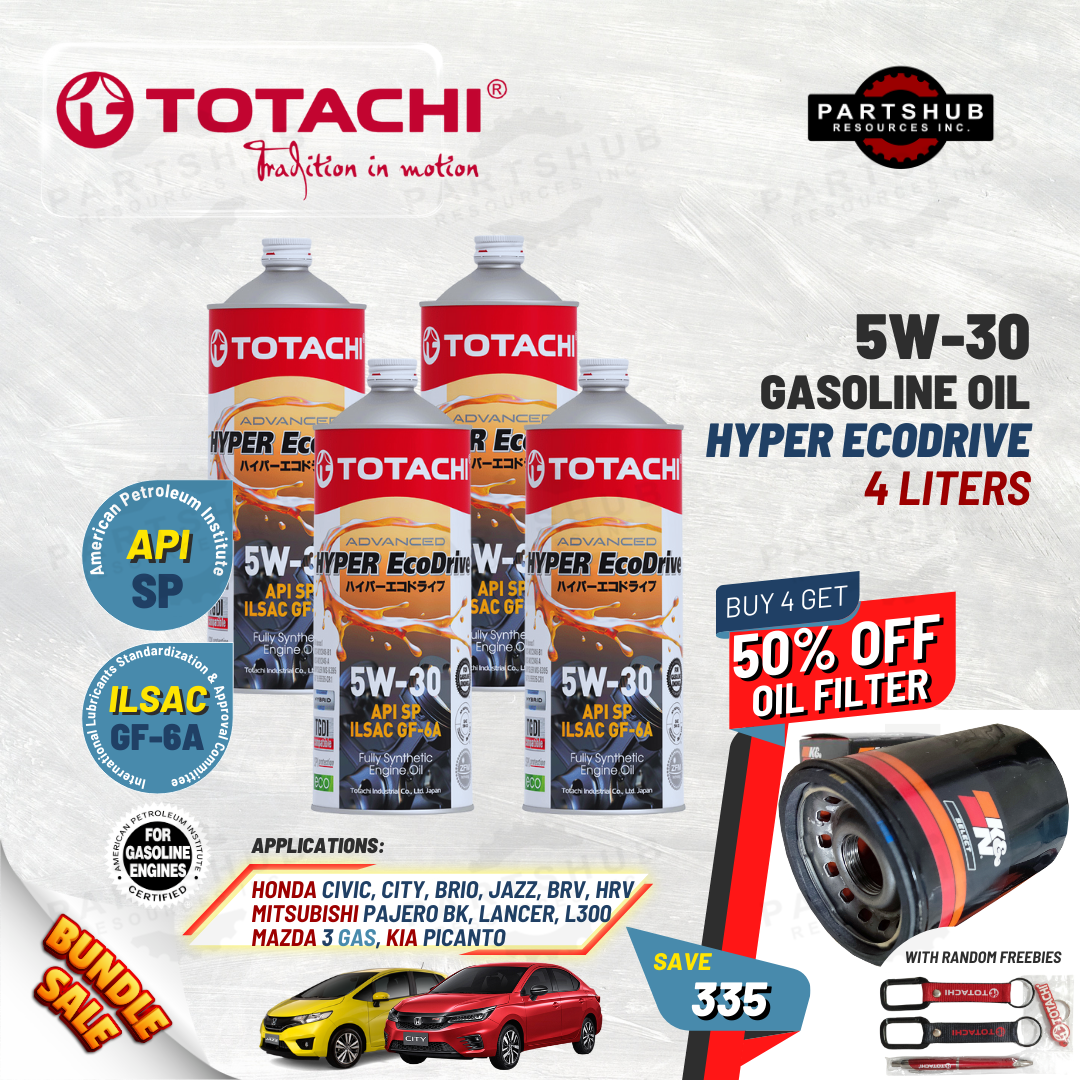 TOTACHI+PACKAGES (HONDA, MITSUBISHI) HYPER ECODRIVE API-SP ILSAC GF-6A GASOLINE OIL