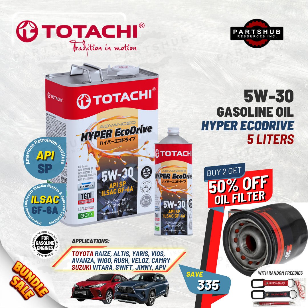 TOTACHI+PACKAGES (TOYOTA,SUZUKI) HYPER ECODRIVE API-SP ILSAC GF-6A GASOLINE OIL