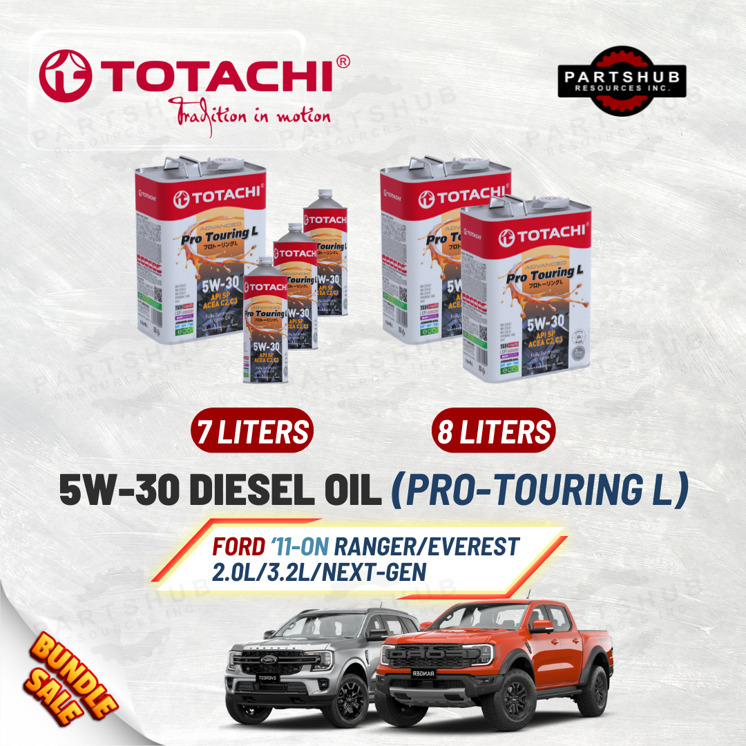 TOTACHI 5W-30+PACKAGES (RANGER RAPTOR/EVEREST 2.0L/3.2L) PRO TOURING L API-SP ACEA C2 C3 DIESEL OIL