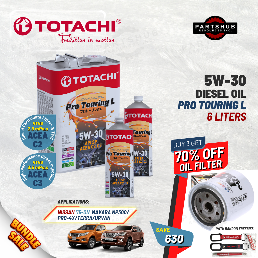 TOTACHI 5W-30+PACKAGES (NAVARA NP300/PRO-4X/TERRA) PRO TOURING L API-SP ACEA C2 C3 DIESEL OIL