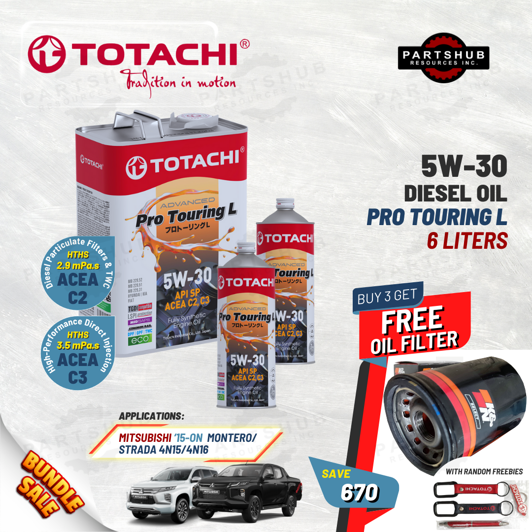 TOTACHI 5W-30+PACKAGES (4N15 MONTERO/STRADA) PRO TOURING L API-SP ACEA C2 C3 DIESEL OIL