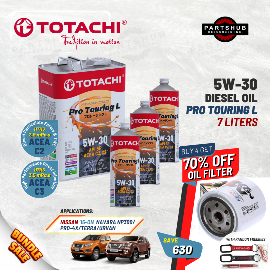 TOTACHI 5W-30+PACKAGES (NAVARA NP300/PRO-4X/TERRA) PRO TOURING L API-SP ACEA C2 C3 DIESEL OIL