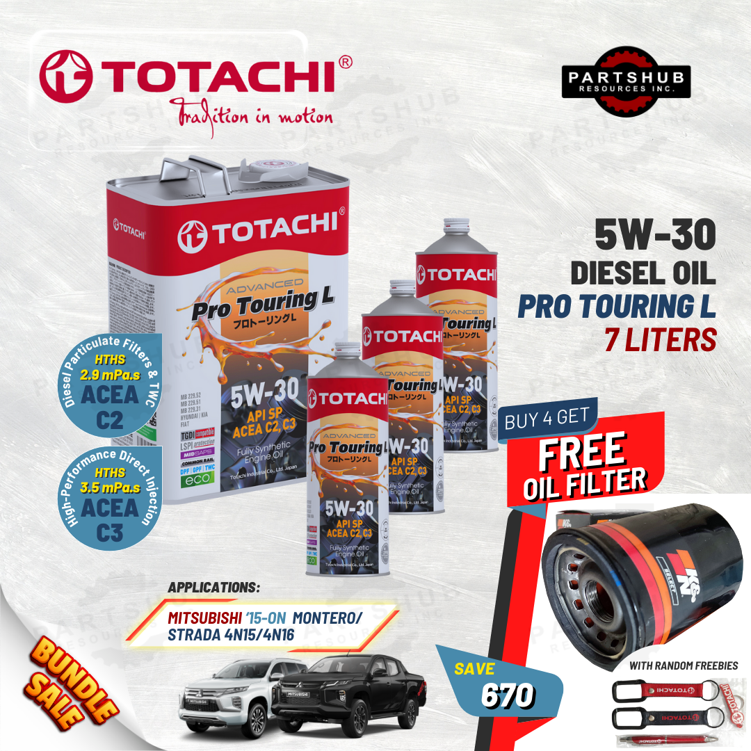 TOTACHI 5W-30+PACKAGES (4N15 MONTERO/STRADA) PRO TOURING L API-SP ACEA C2 C3 DIESEL OIL