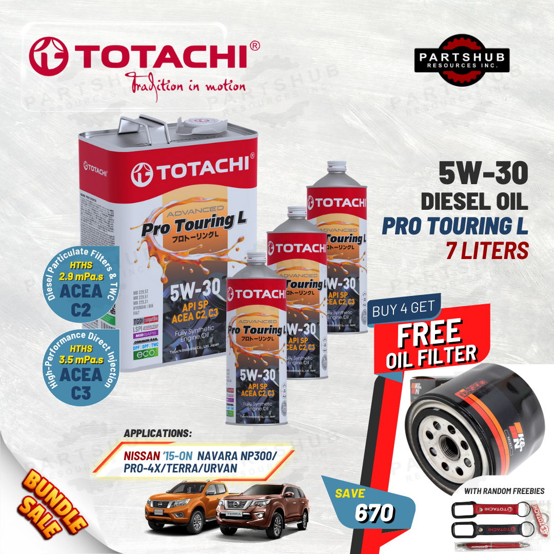 TOTACHI 5W-30+PACKAGES (NAVARA NP300/PRO-4X/TERRA) PRO TOURING L API-SP ACEA C2 C3 DIESEL OIL