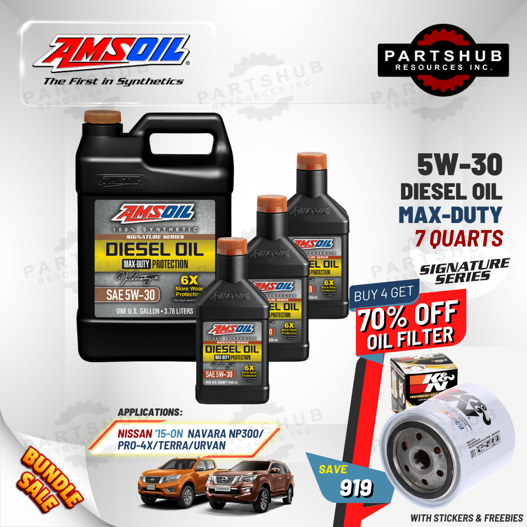 AMSOIL 5W-30+PACKAGES (NAVARA PRO-4X/NP300/TERRA) 6X MAX-DUTY SIGNATURE SERIES DIESEL OIL