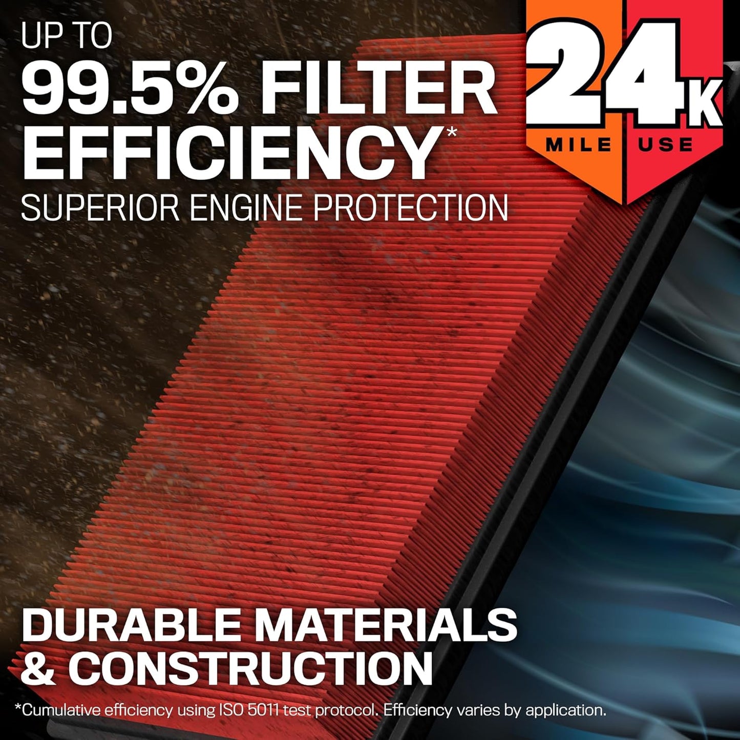 K&N DISPOSABLE ENGINE AIR FILTER EXTENDED LIFE ('19-ON FORESTER SK/ NEW TOYOTA 86/ NEW BRZ/18'-24' CROSSTREK)