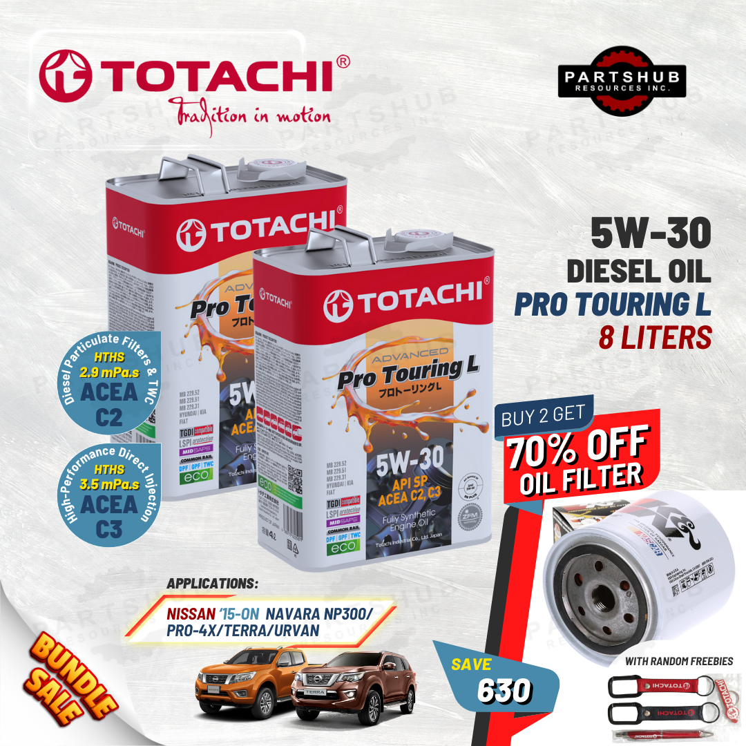 TOTACHI 5W-30+PACKAGES (NAVARA NP300/PRO-4X/TERRA) PRO TOURING L API-SP ACEA C2 C3 DIESEL OIL