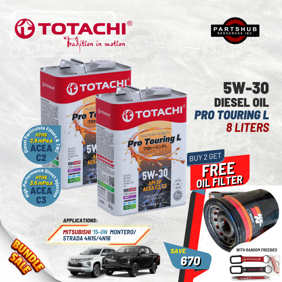 TOTACHI 5W-30+PACKAGES (4N15 MONTERO/STRADA) PRO TOURING L API-SP ACEA C2 C3 DIESEL OIL