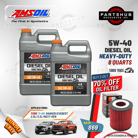AMSOIL PACKAGES (RANGER RAPTOR/EVEREST 2.0L/3.2L) DIESEL OIL