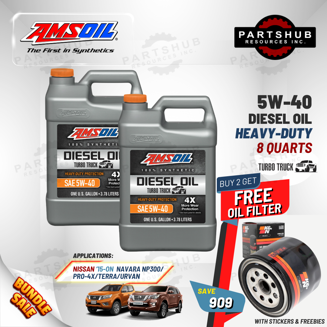 AMSOIL 5W-40+PACKAGES (NAVARA PRO-4X/NP300/TERRA) 4X HEAVY-DUTY TURBO TRUCK DIESEL OIL
