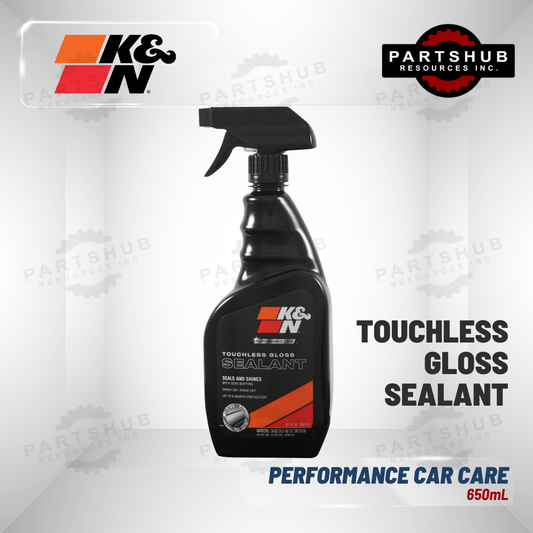 K&N PERFORMANCE CAR CARE TOUCHLESS GLOSS SEALANT PUMP SPRAY 650mL