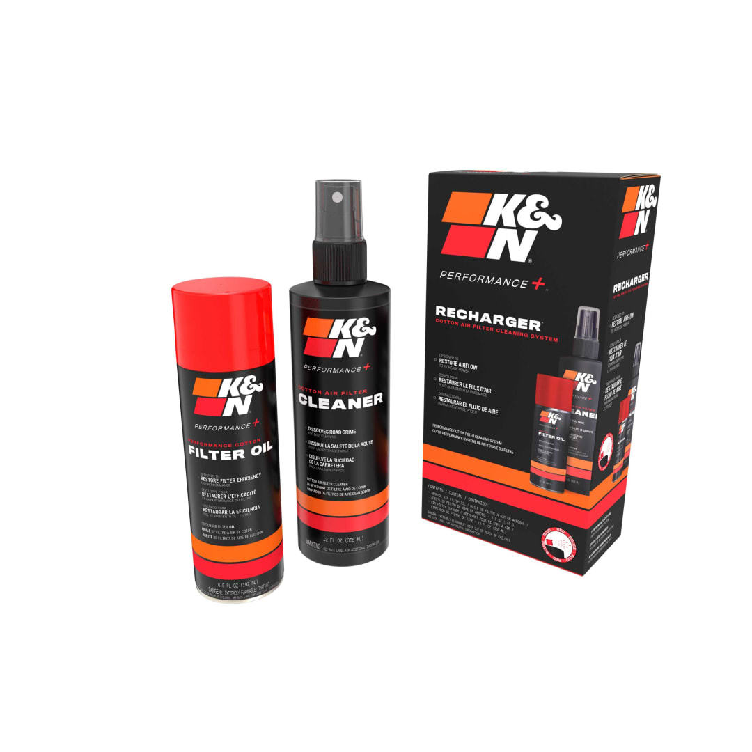 K&N CLEANING KIT RECHARGER ENGINE AIR FILTER CLEANER AEROSOL SPRAY