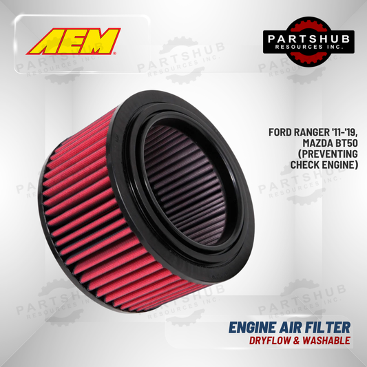 AEM DRYFLOW AIR FILTER (FORD RANGER 11-19/MAZDA BT50)
