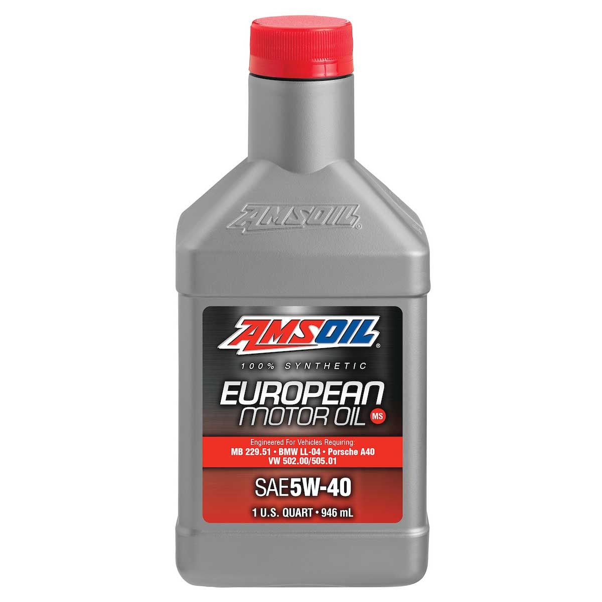 AMSOIL 5W-40 EUROPEAN MS SYNTHETIC MOTOR OIL 946mL