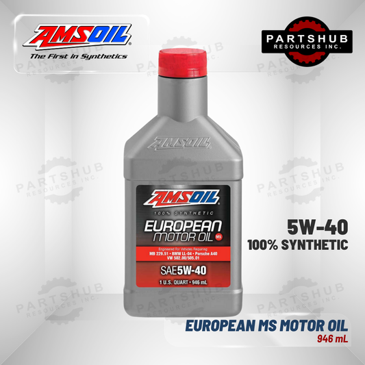 AMSOIL 5W-40 EUROPEAN MS SYNTHETIC MOTOR OIL 946mL