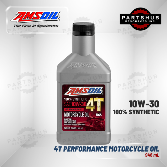 AMSOIL 10W-30 4T PERFORMANCE SYNTHETIC MOTORCYCLE OIL 946mL