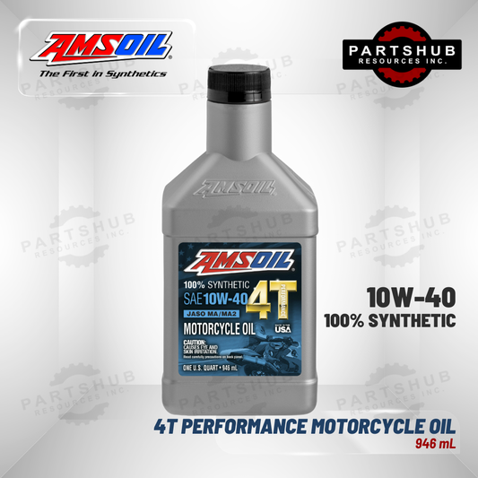 AMSOIL 10W-40 4T PERFORMANCE SYNTHETIC MOTORCYCLE OIL 946mL