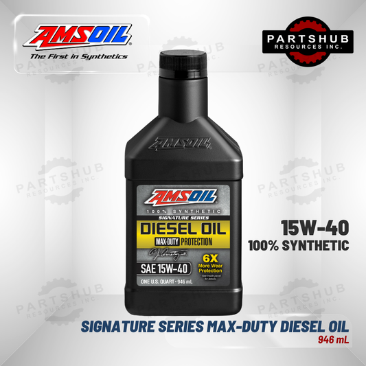 AMSOIL 15W-40 SIGNATURE SERIES MAX-DUTY SYNTHETIC DIESEL OIL 946mL