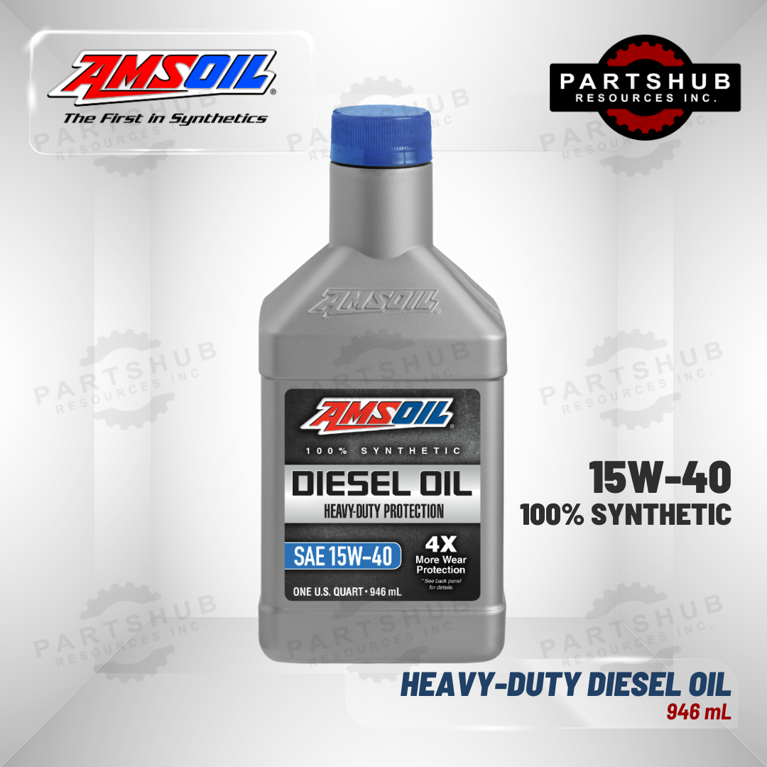 AMSOIL 15W-40 HEAVY-DUTY SYNTHETIC DIESEL OIL 946mL
