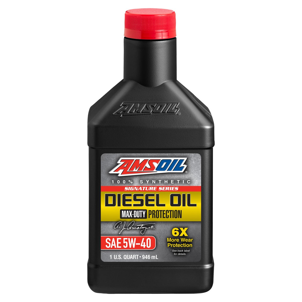 AMSOIL 5W-40 SIGNATURE SERIES 6X MAX-DUTY SYNTHETIC DIESEL OIL