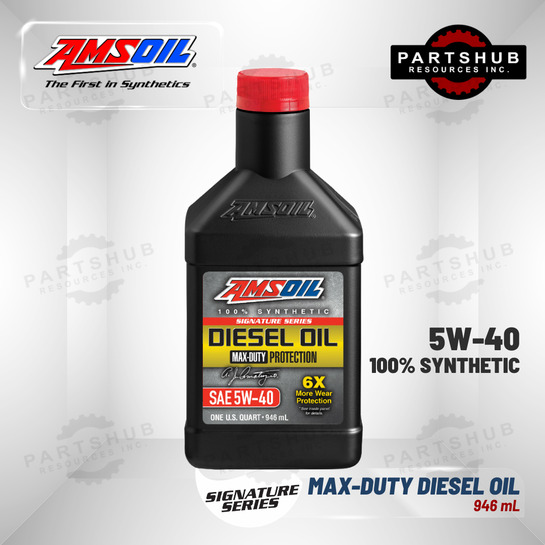 AMSOIL 5W-40 SIGNATURE SERIES 6X MAX-DUTY SYNTHETIC DIESEL OIL