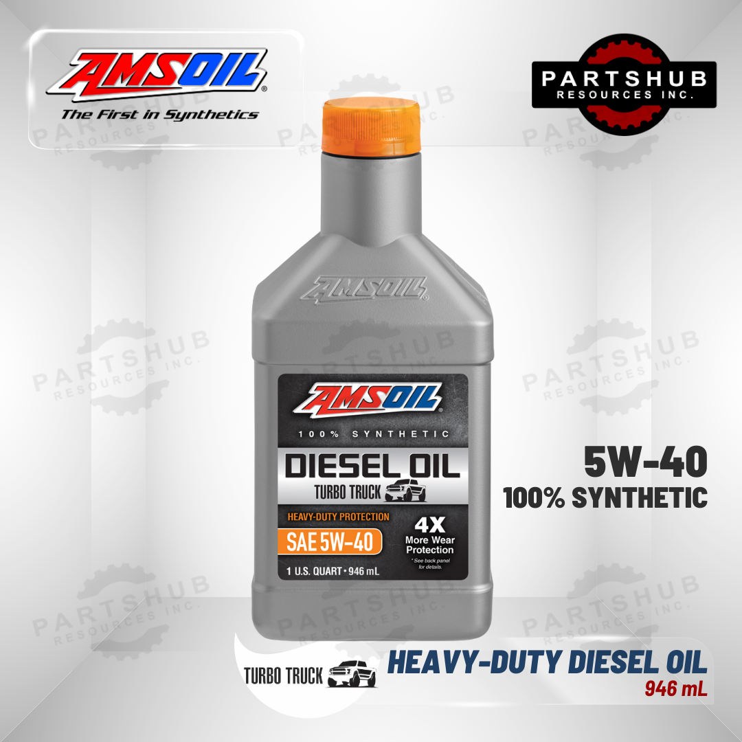 AMSOIL 5W-40 TURBO TRUCK 4X HEAVY-DUTY SYNTHETIC DIESEL OIL