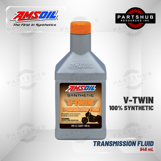 AMSOIL V-TWIN SYNTHETIC TRANSMISSION FLUID 946mL