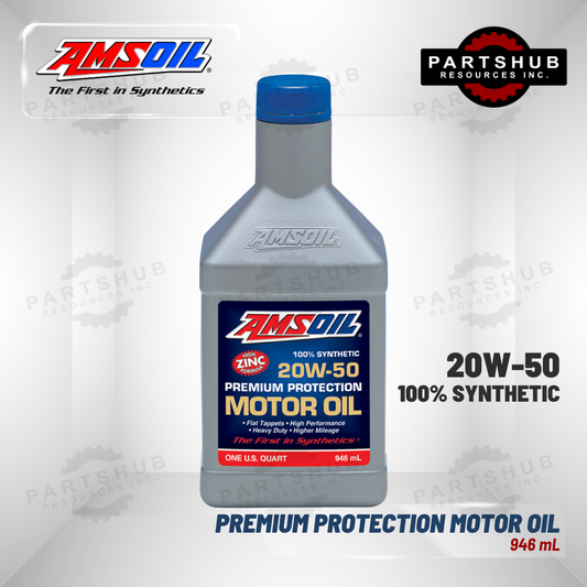 AMSOIL 20W-50 PREMIUM PROTECTION MOTOR OIL 946mL