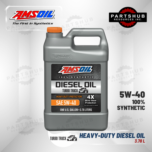 AMSOIL 5W-40 TURBO TRUCK 4X HEAVY-DUTY SYNTHETIC DIESEL OIL