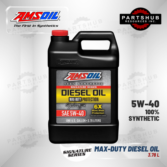 AMSOIL 5W-40 SIGNATURE SERIES 6X MAX-DUTY SYNTHETIC DIESEL OIL
