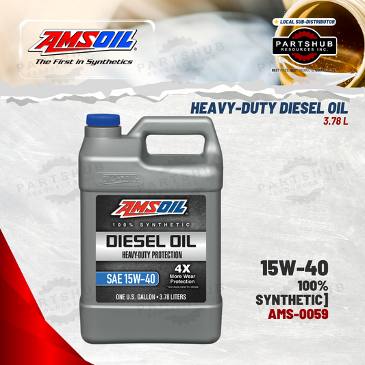 AMSOIL 15W-40 HEAVY-DUTY SYNTHETIC DIESEL OIL 946mL