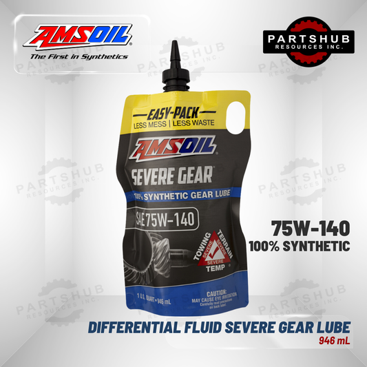 AMSOIL 75W-140 DIFFERENTIAL FLUID SEVERE GEAR LUBE 946mL