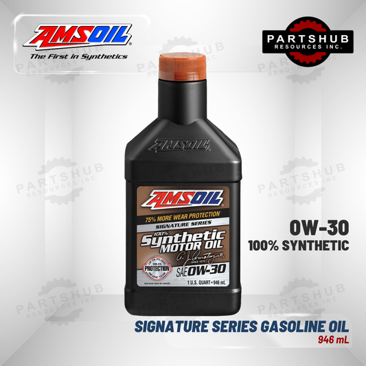 AMSOIL 0W-30 SIGNATURE SERIES SYNTHETIC GASOLINE MOTOR OIL 946mL