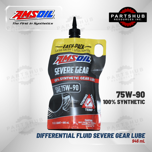 AMSOIL 75W-90 DIFFERENTIAL FLUID SEVERE GEAR LUBE 946mL
