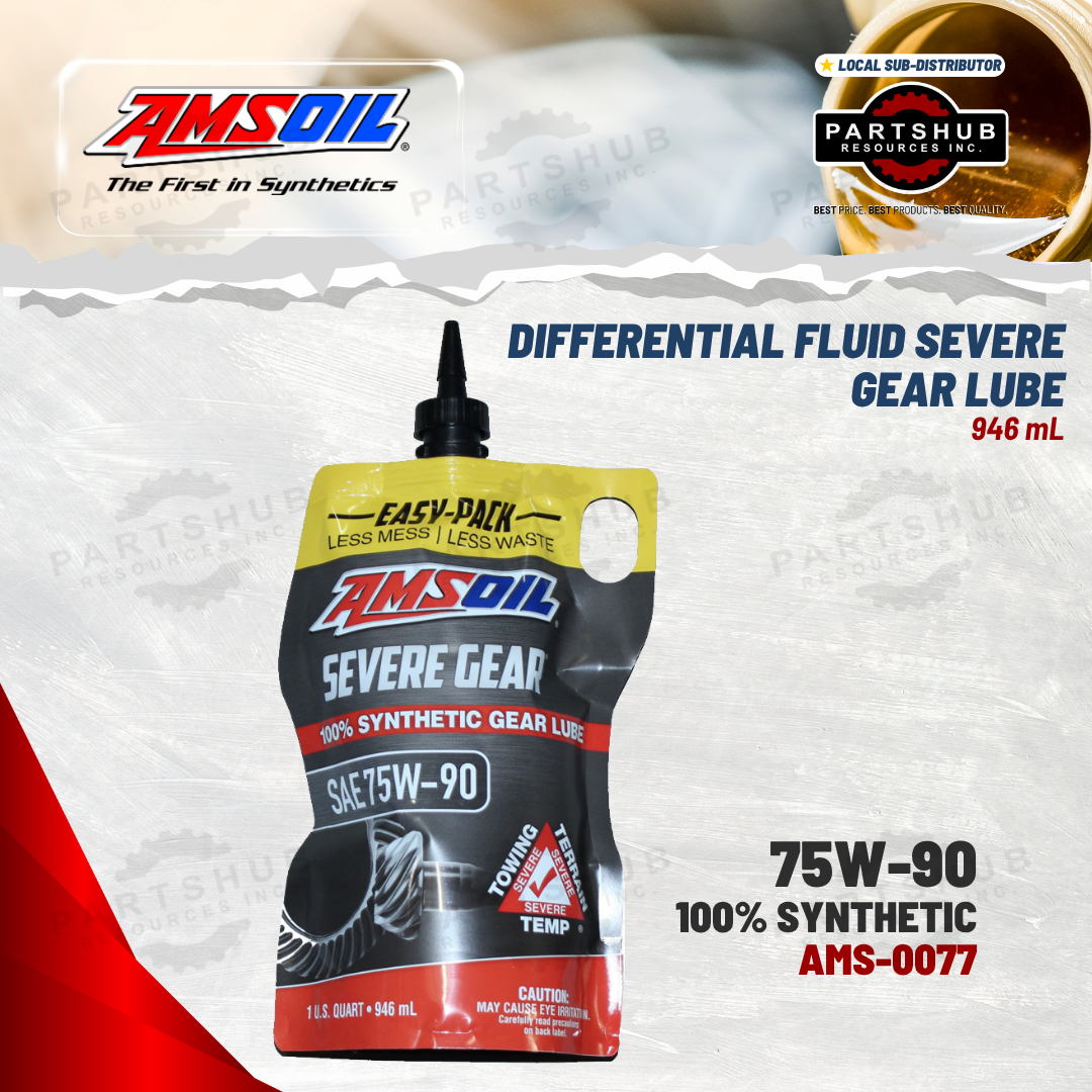AMSOIL 75W-90 DIFFERENTIAL FLUID SEVERE GEAR LUBE 946mL –
