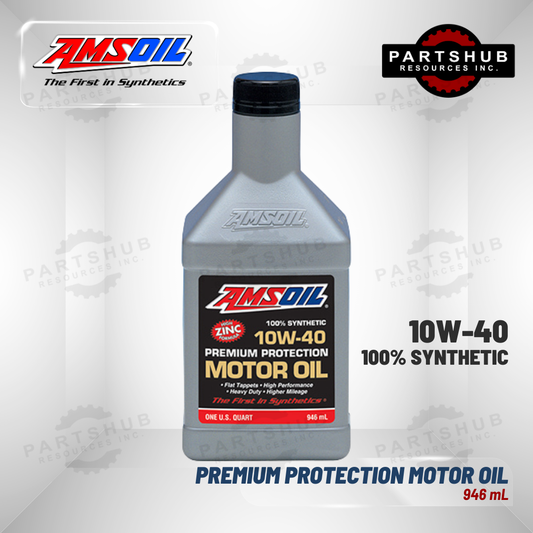 AMSOIL 10W-40 PREMIUM PROTECTION SYNTHETIC MOTOR OIL 946mL