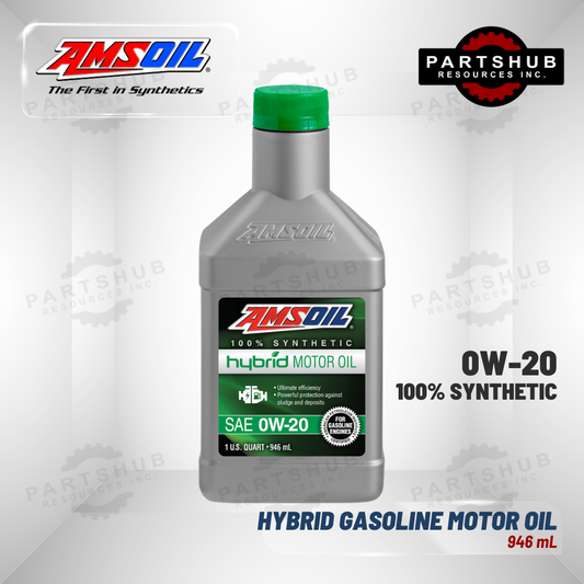 AMSOIL 0W-20 100% SYNTHETIC HYBRID GASOLINE MOTOR OIL 946mL