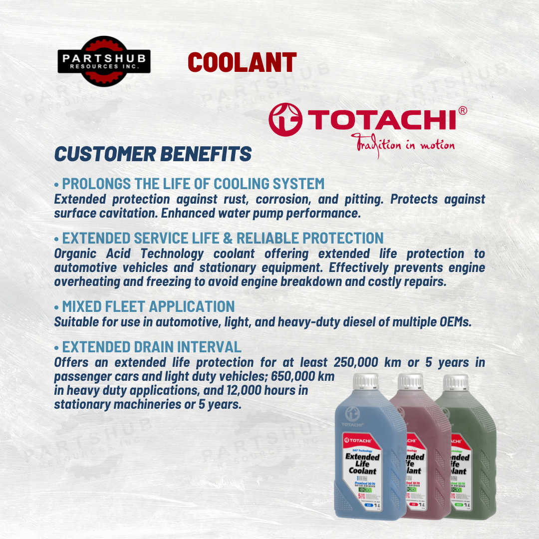 TOTACHI EXTENDED LIFE COOLANT 30/70 PREMIXED 1L