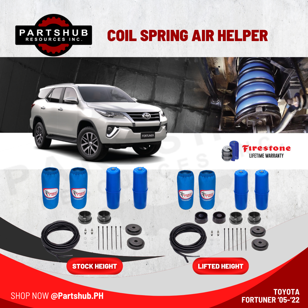 AIRBAG MAN AIR SUSPENSION (TOYOTA FORTUNER ‘05-ON) COIL SPRING HELPER KITS