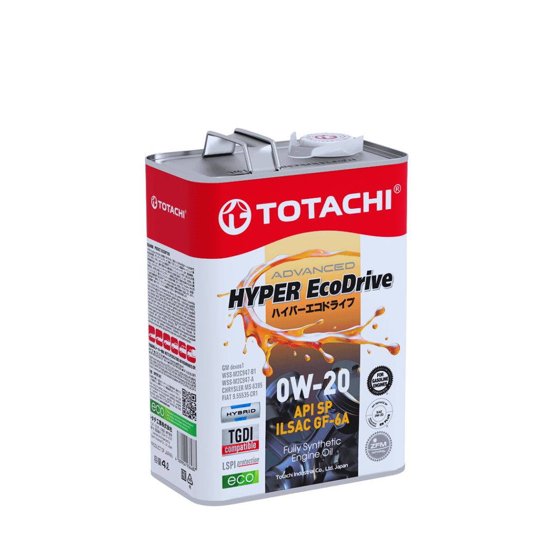TOTACHI 0W-20 HYPER ECODRIVE API-SP ILSAC GF-6A GASOLINE OIL