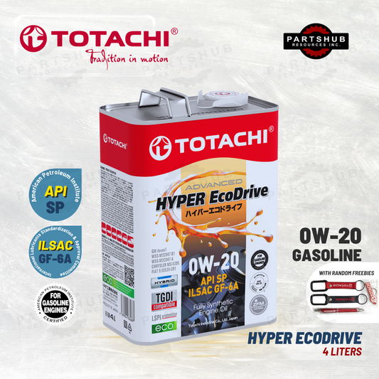 TOTACHI 0W-20 HYPER ECODRIVE API-SP ILSAC GF-6A GASOLINE OIL