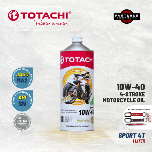 TOTACHI 10W-40 SPORT 4T 4-STROKE MOTORCYCLE OIL 1L