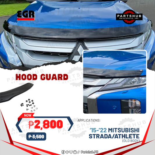 EGR HOOD GUARD (MITSUBISHI STRADA/ATHLETE '22 OLD BODY) SMOKE TYPE